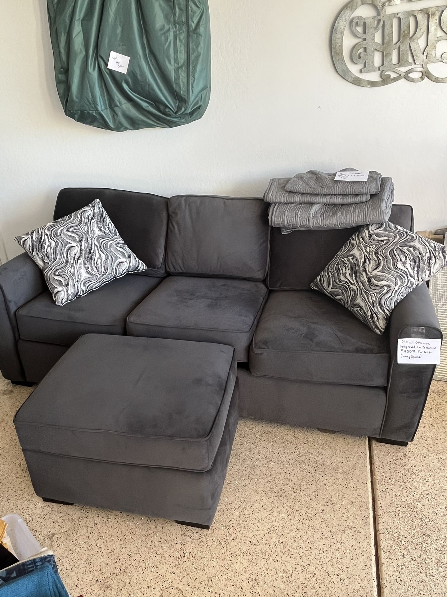 Sofa Ottoman Combo