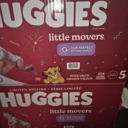 Huggies Size 5 $35 Cada 1 Caja Precio Firme 