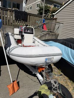 1998 AB 360 VS RIB + 2004 Yamaha 25HP 4-Stroke + Trailer