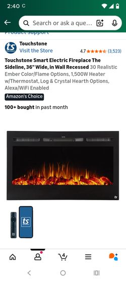 Electric Fireplace