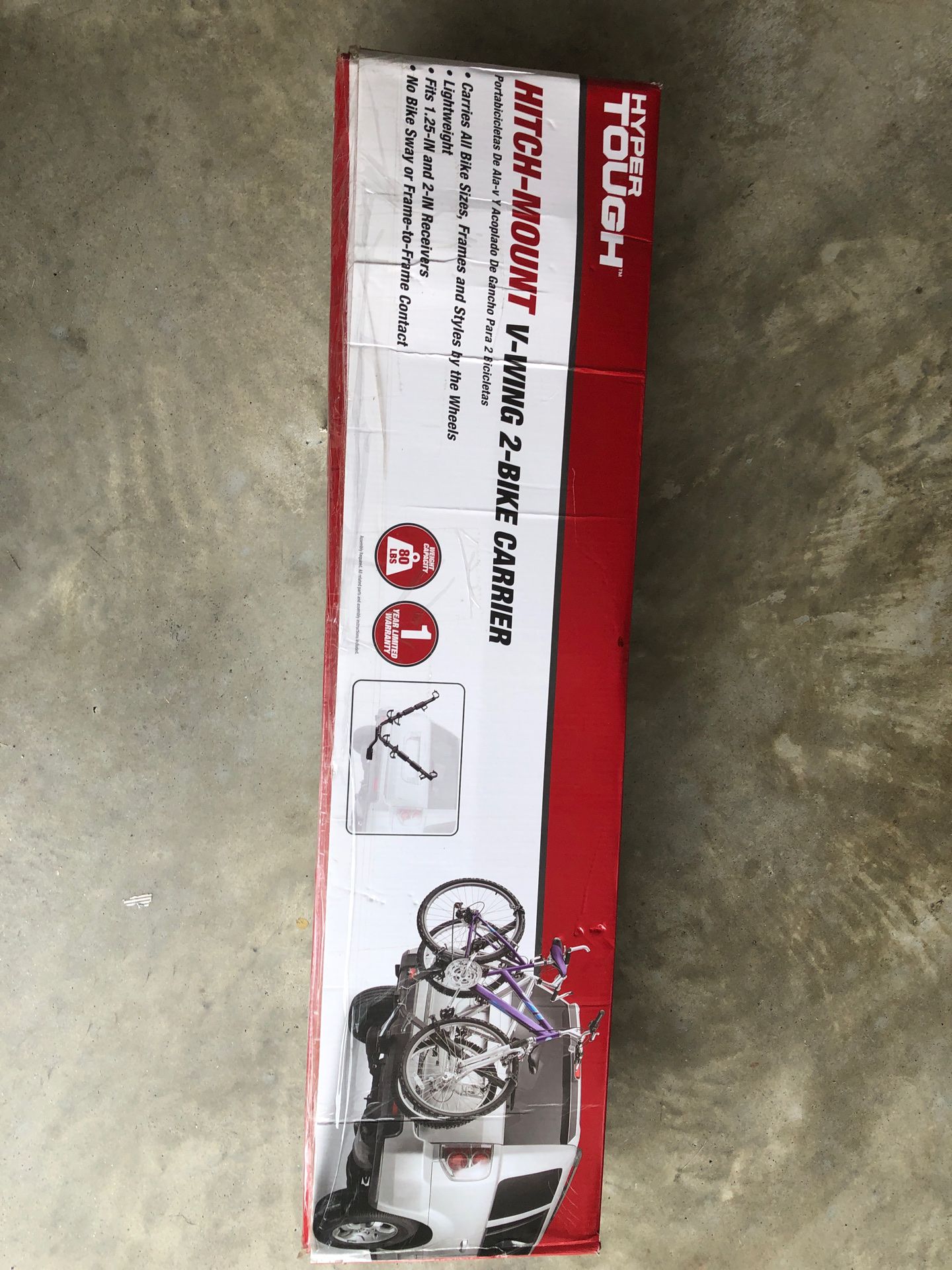 Hyper tough v wing 2 bike carrier.