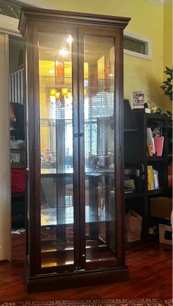 Brown Pulaski Curio Cabinet