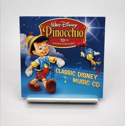Walt Disney Pinocchio 70th Anniversary Classic Disney Music CD
