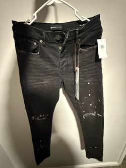 Purple Jeans P001 Black Overspray