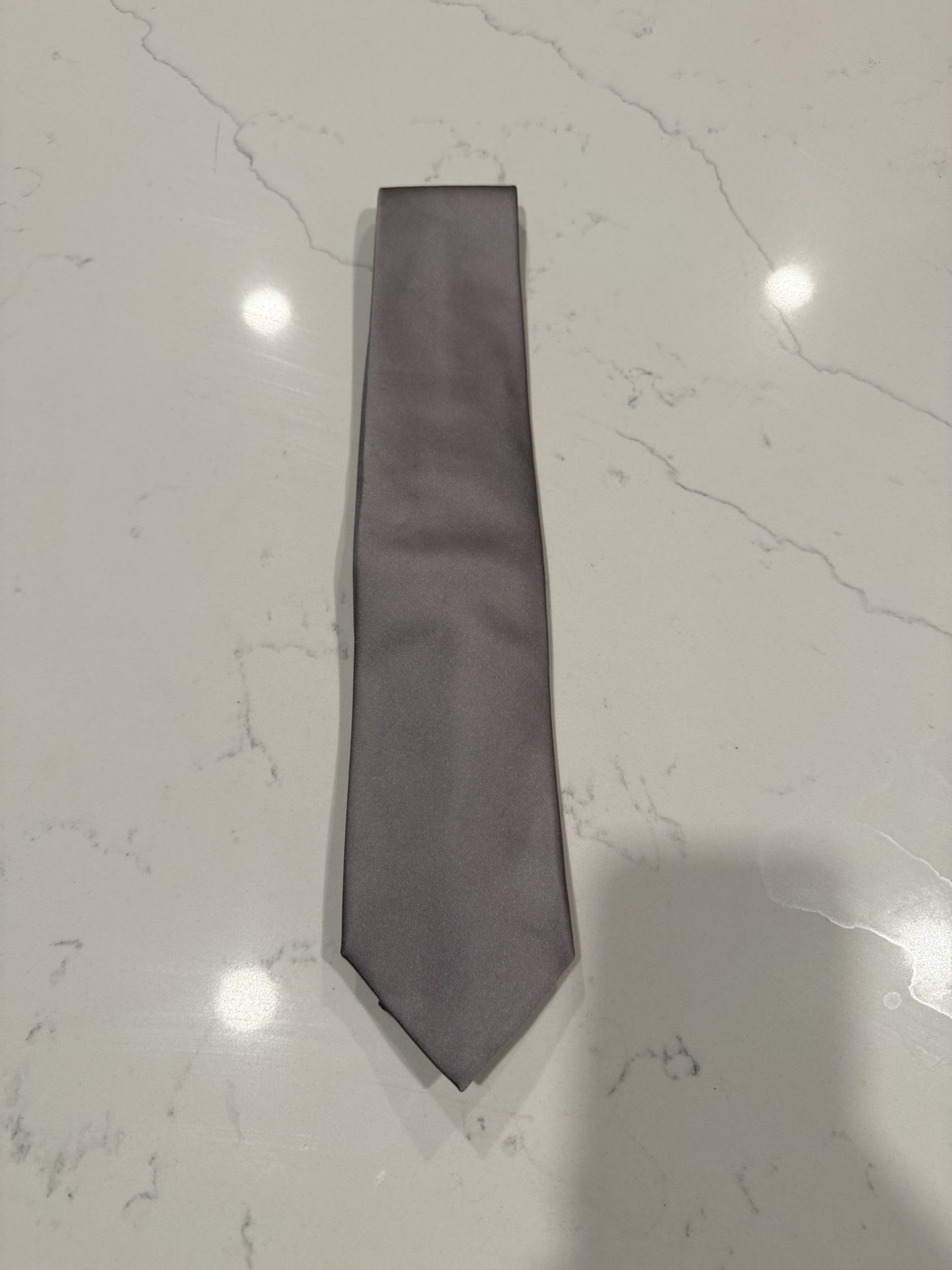 Gucci Grey Silk Tie
