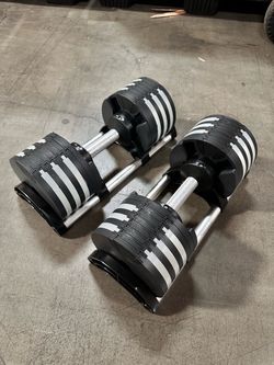 DIY NUOBELL 580 Adjustable Dumbbell Set – Custom Black & Silver Color