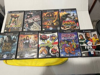 Lot of Nintendo game cube games