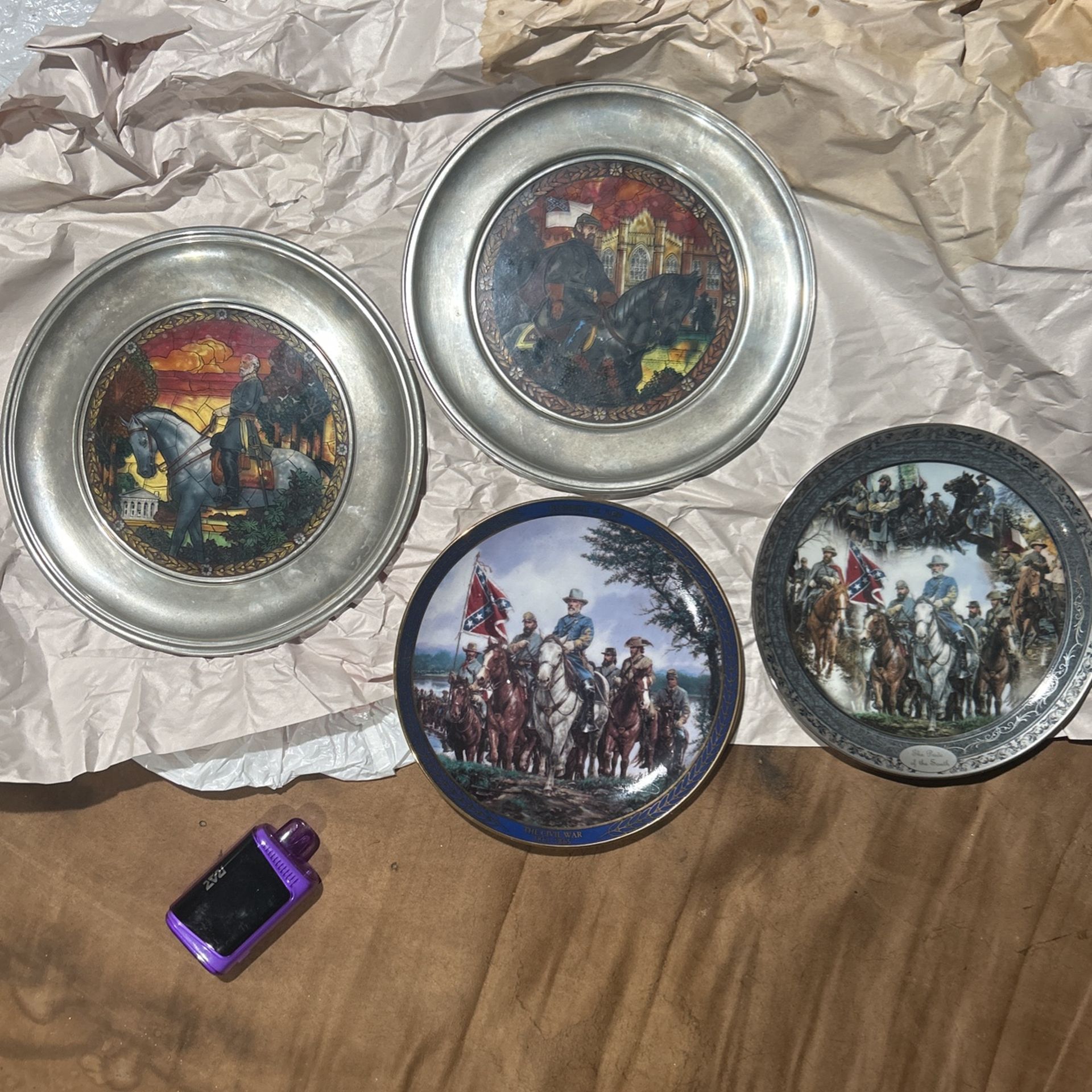 Confederate Collectors Plate