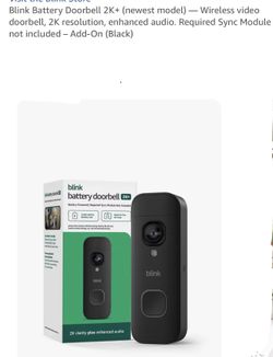 BLINK Video Doorbell 2K (NEW IN BOX)