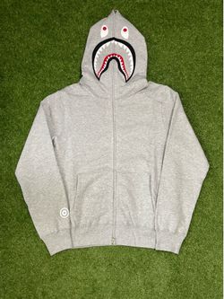 Solid Grey Bape Hoodie