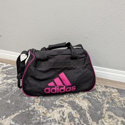 Adidas Black&Pink Duffle Bag/ Gym Bag With A Shoulder Strap 