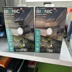 Solar Powered Spotlight