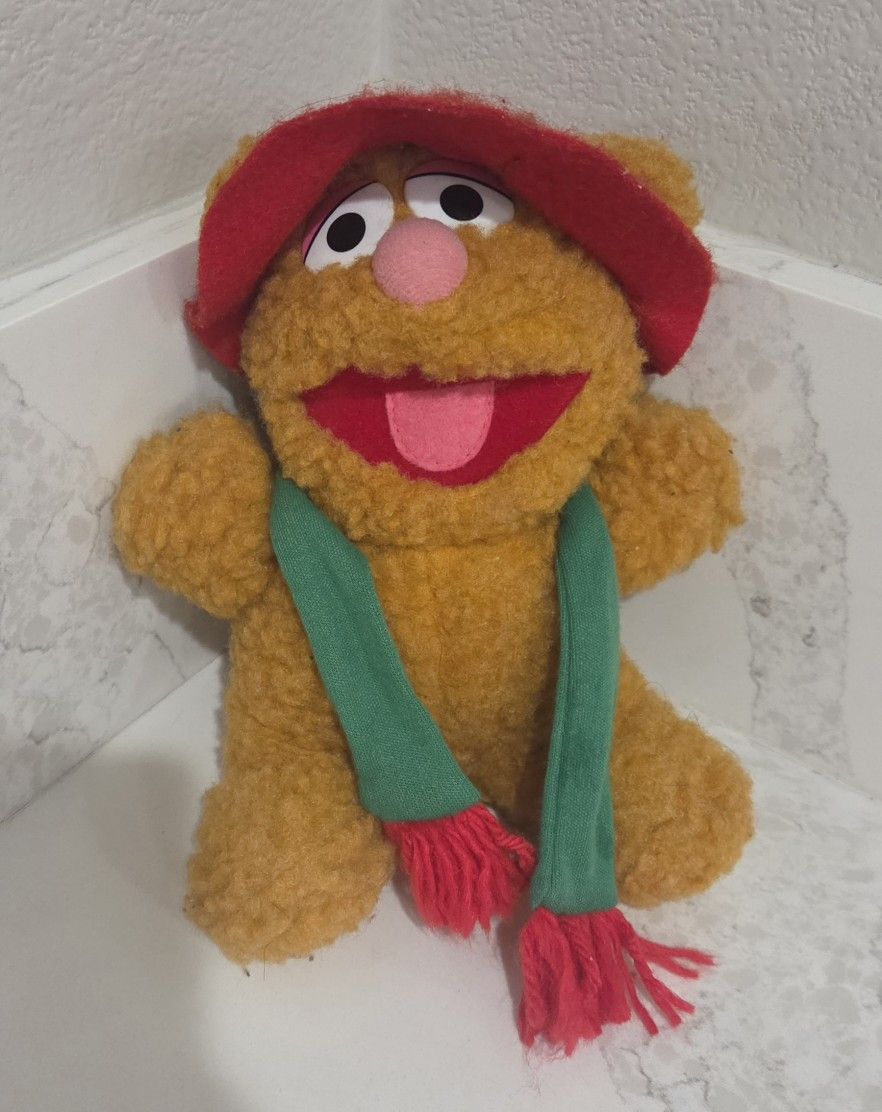 Vintage 1987 McDonald's Muppets Baby Fozzie Bear 9" Plush