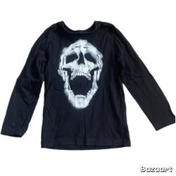 Sz 5/6 Boys Skull Long Sleeve Tshirt Children’s Place