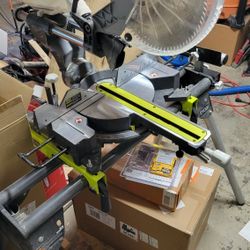 Ryobi Compound Sliding Miter Saw And Stand