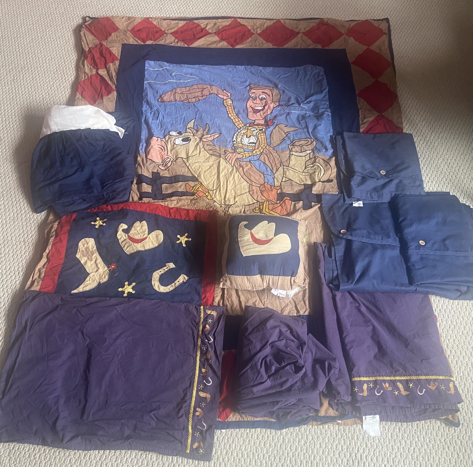 10 Piece Woody Toy Story Twin Size Bedding