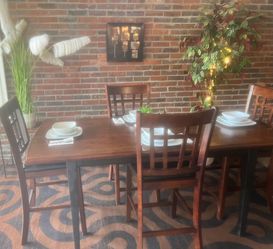 Dining room table and chairs