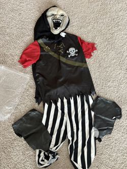 Kids Size 8-10 Halloween Costume Zombie Pirate 