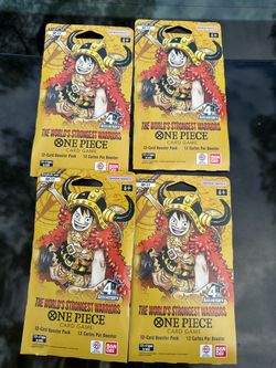 one piece op17 booster packs 4 available