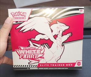 Pokemon TCG Scarlet & Violet  White Flare Elite Trainer Box
