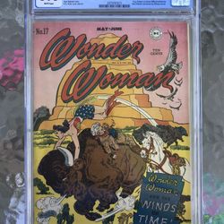 Wonder Woman #17 (1946) CGC 8.0 — White Pgs; Emma Willard Feature; H.G. Peter