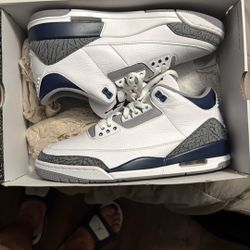 Jordan 3 Midnight Navy 