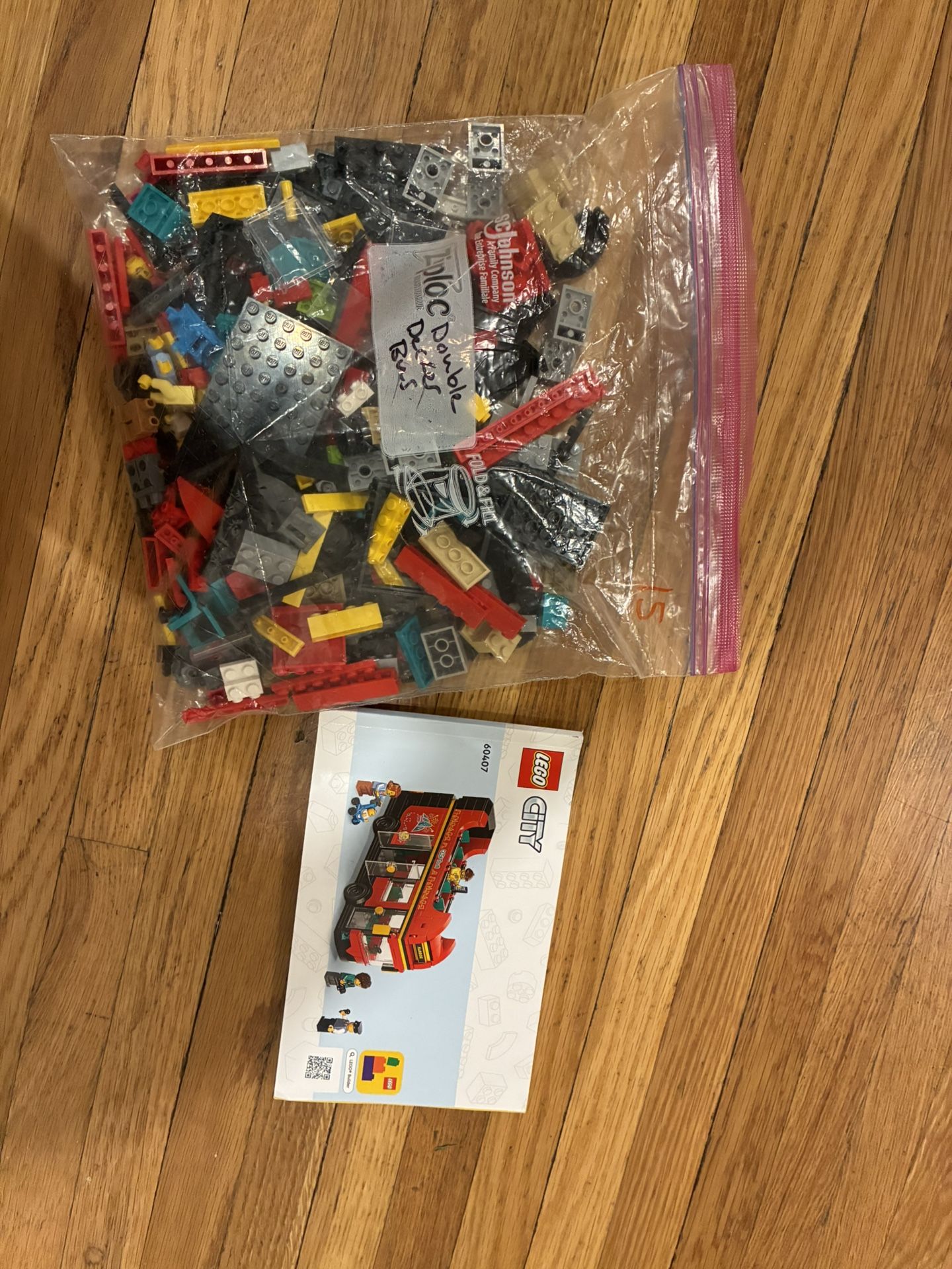 Double Decker Bus Used Lego Set