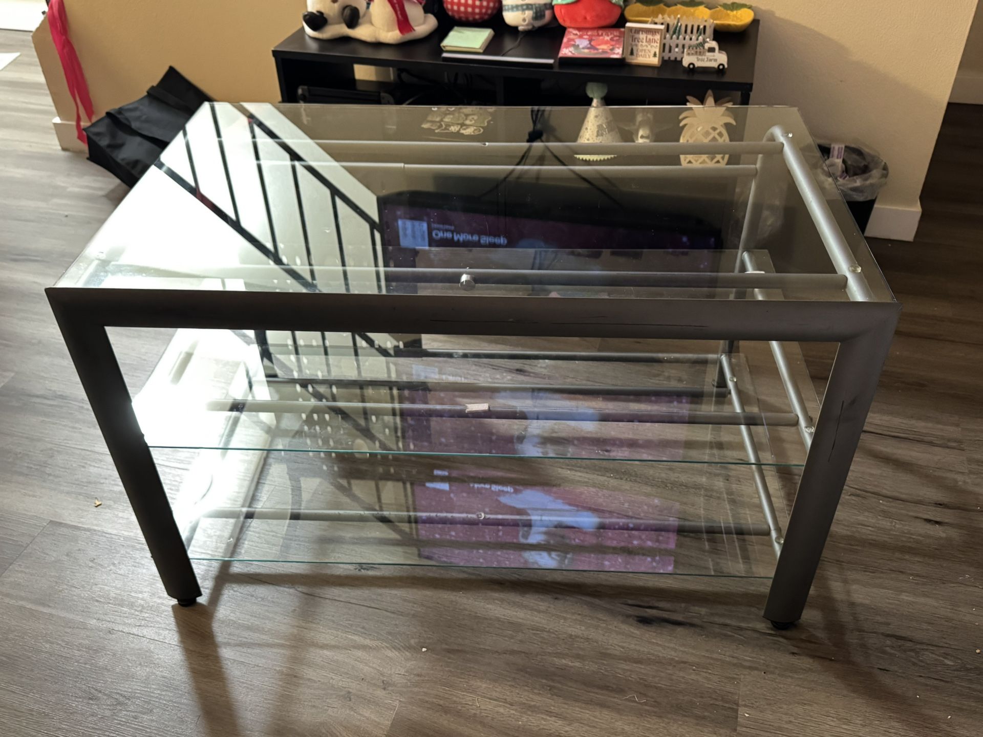 Glass Coffee Table / TV Stand