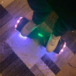 Fully Working Hover Board With Charging Cord And Color Changing Modes