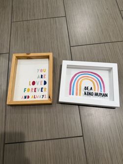 Framed Decor both for $5