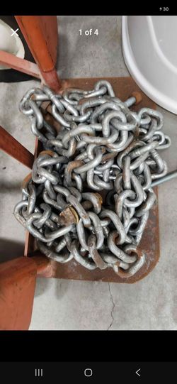 Heavy-Duty Steel Chains – 7 Ft + Shorter Chain – $50 OBO
