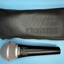 Shure PG58 Dynamic Vocal Microphone (Wired) w/Bag