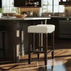 24" Saddle Backless Bar Stool $19.99