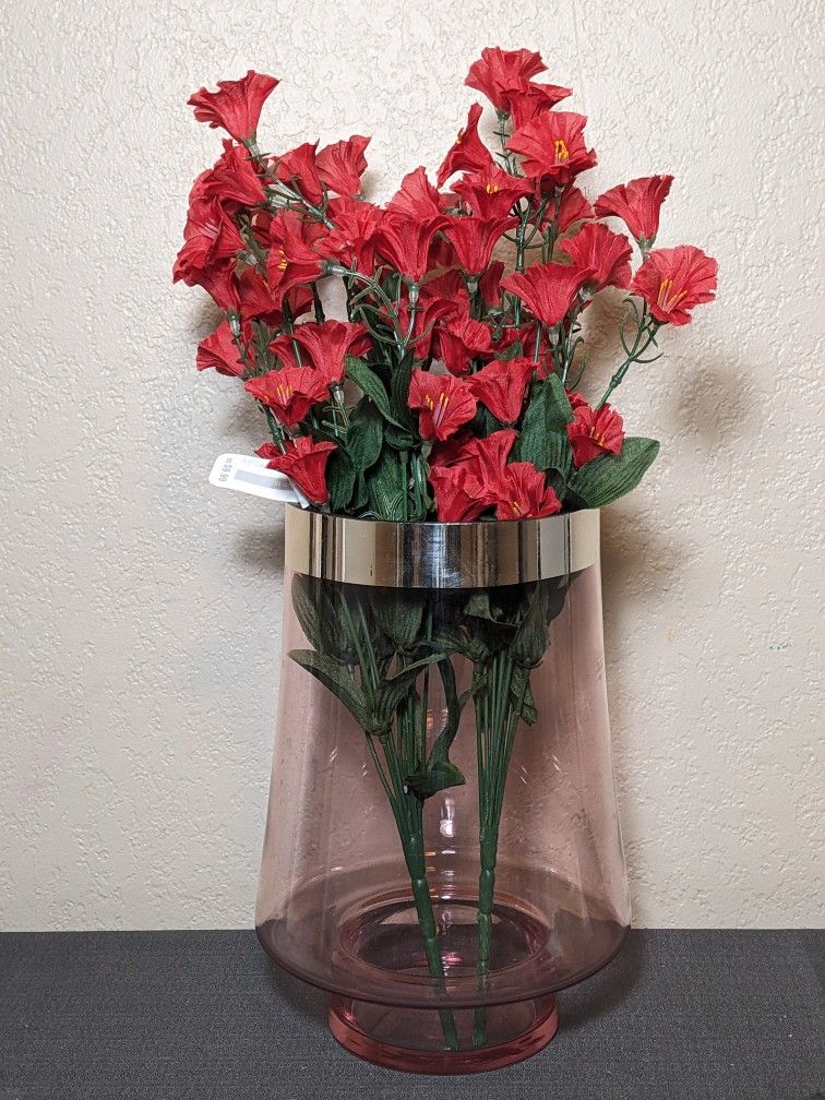 LARGE pink Vase