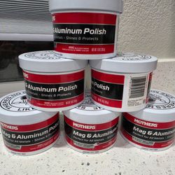Mothers Mag & Aluminum Polish 10 oz – Lot of 6
