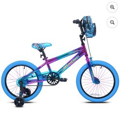 18" Kent Illusion Child Bicycle, 18" Wheels, Child Ages 6-12 Years, Blue/Purple