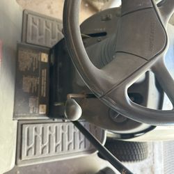 Craftsman Riding 42" Deck Mower Trailer LT1000 Almost New Tires Runs Dependable Good Condition Trailer