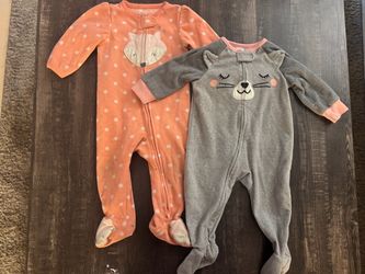 Baby Footed Pajama Sleepers Set of 2
