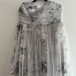 Plus Size Strapless Dress