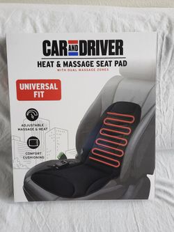 Car & Driver Heated Massage Seat Pad