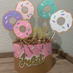 Donut Party Centerpieces
