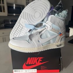 Air Jordan 1 Retro V.A.A. Alaska Size 10.5 OFF-WHITE