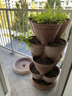 Large Stackable Planters