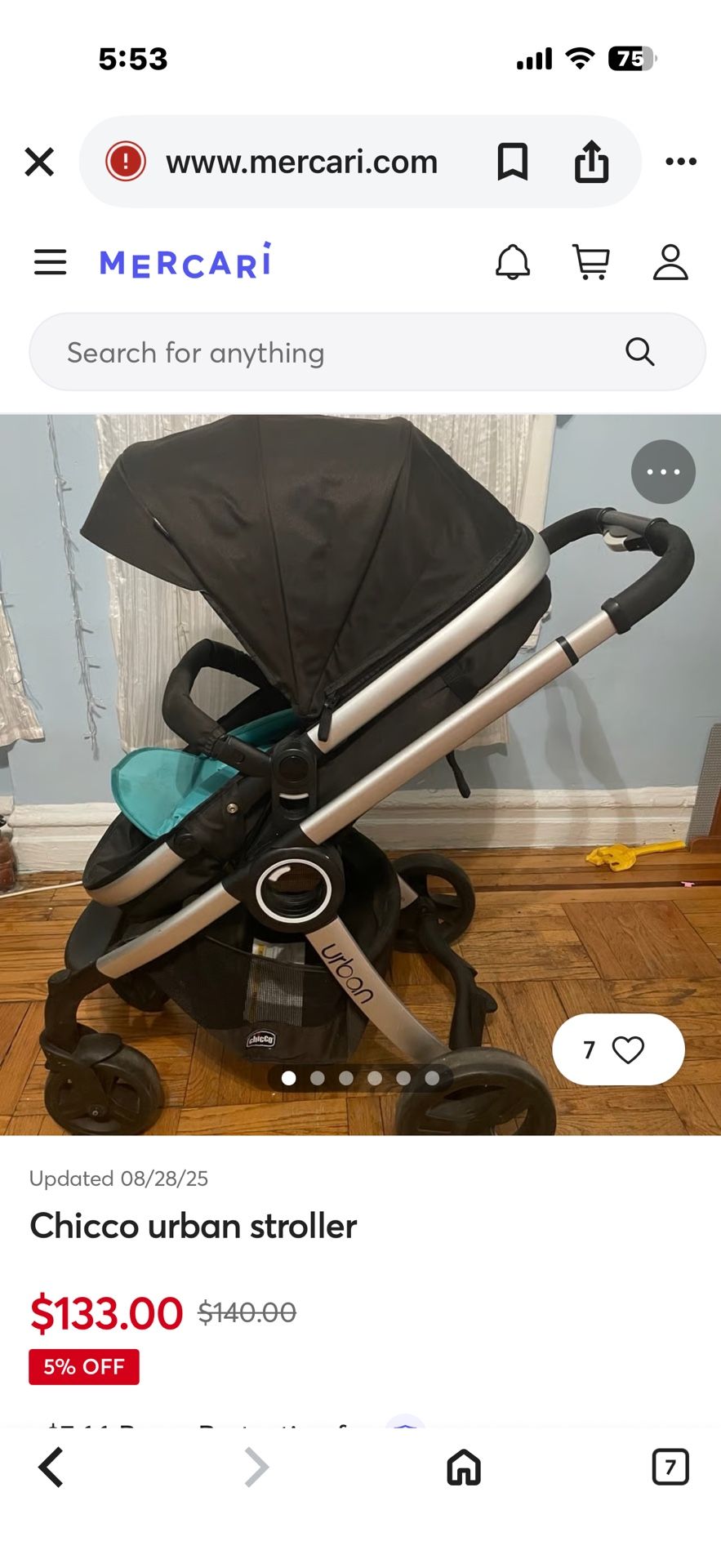 Chicco Urban 2 In 1 Baby Stroller In Great Condition