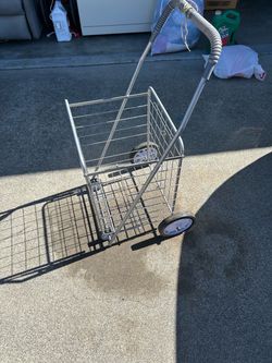 Folding Wire Shopping Cart