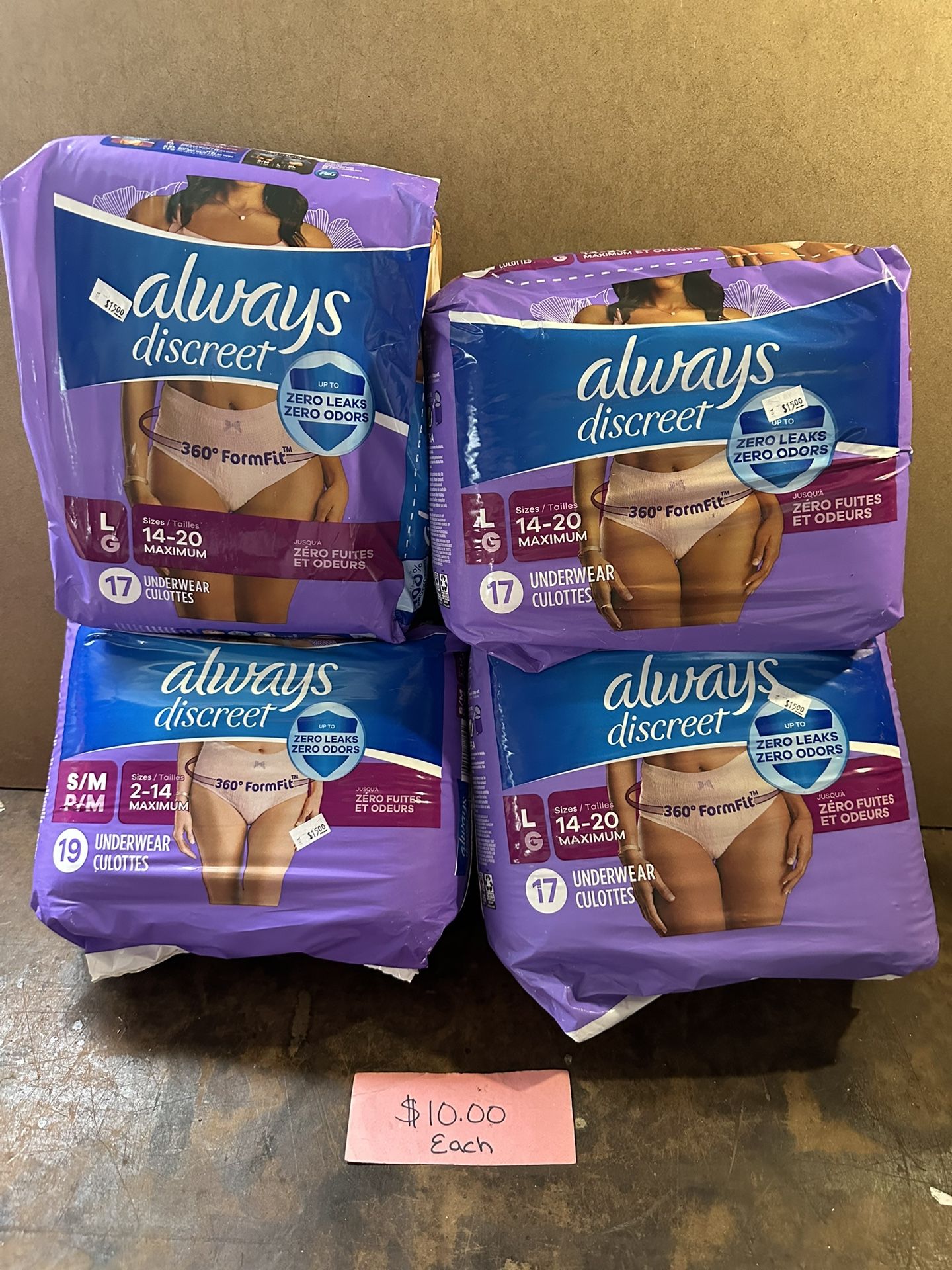 Always Discreet Underwear