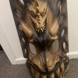 Wooden Dragon Tiki 