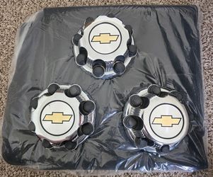 Chevy Silverado/Suburban 2500HD 3500 Chrome Center Caps - Set of 3 OEM