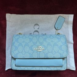Coach Blue Mini Klare 