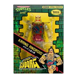 Super 7 Teenage Mutant Ninja Turtles Super Cyborg Krang Android (Clear) The X-Ray Action Figure